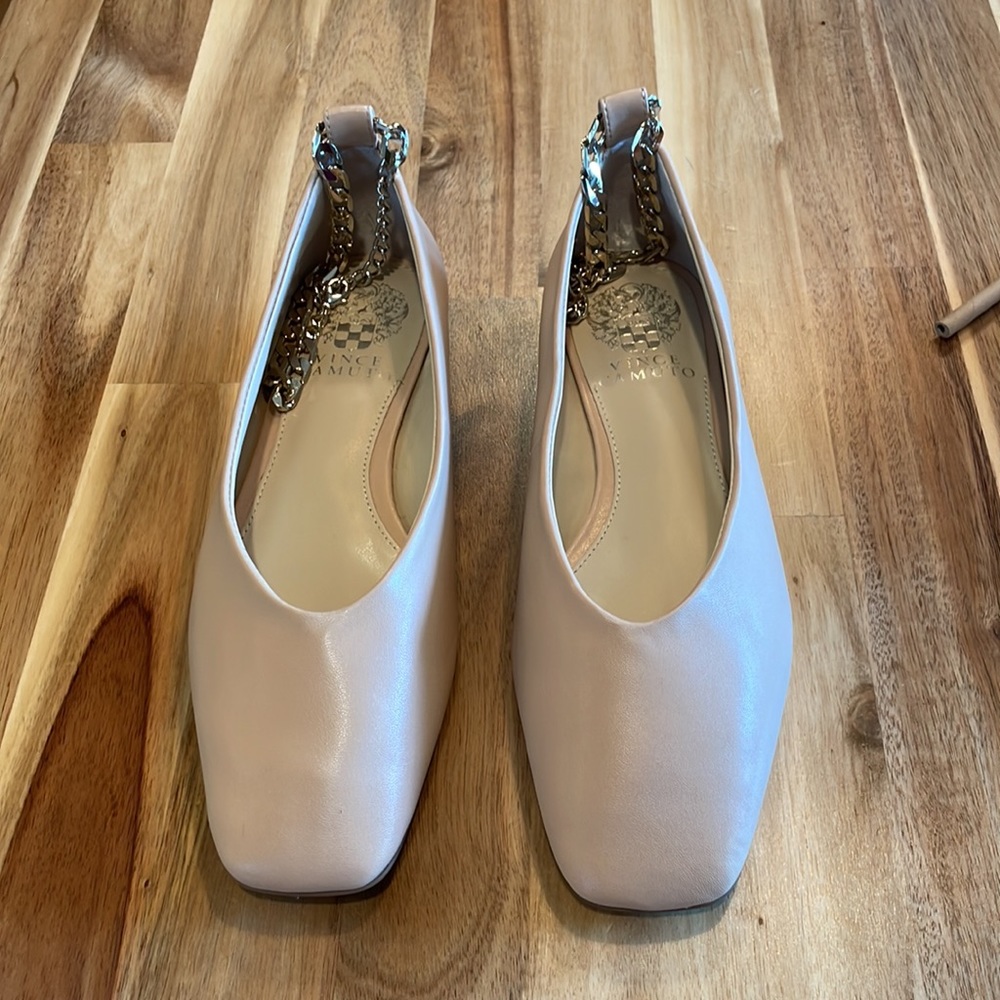 Nude ballet flats with chain - Picture 4 of 5